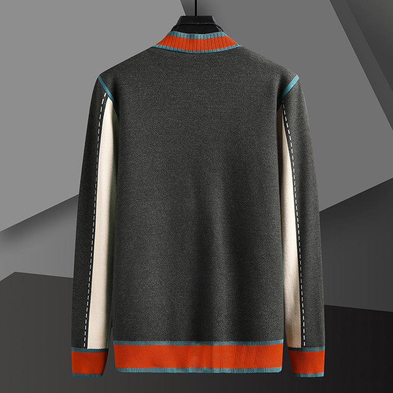 Men's Chenille Knit Cardigan Jacket