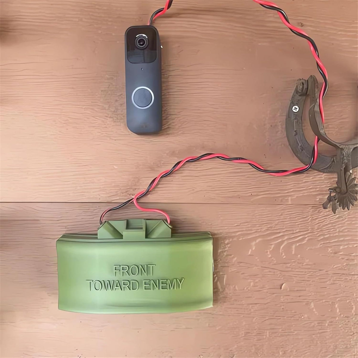 Claymore-Style Ring Camera Doorbell Cover