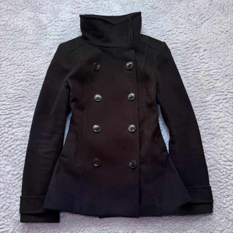 Women's Double-Breasted Stand-Collar Jacket