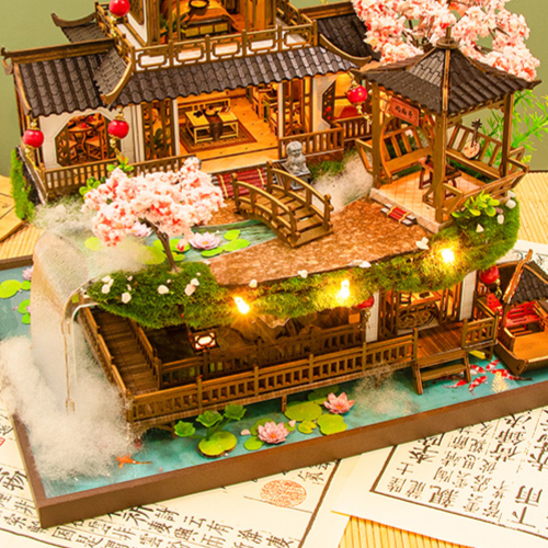 Wooden Puzzle Model