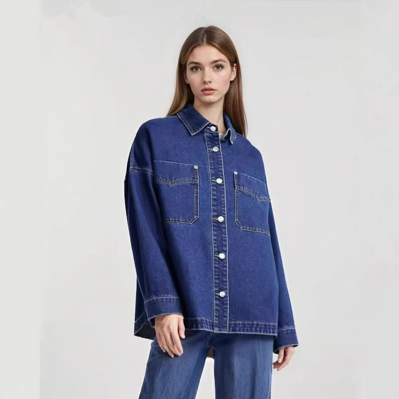 Split Denim Shirt