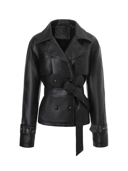 Women's PU Leather Biker Jacket