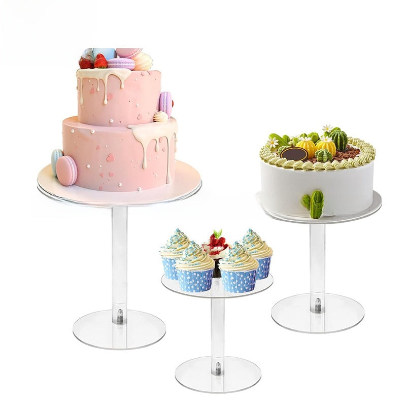 Clear Acrylic Cake Display Stand