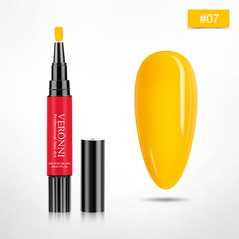 12-Color One-Step Nail Gel Pen