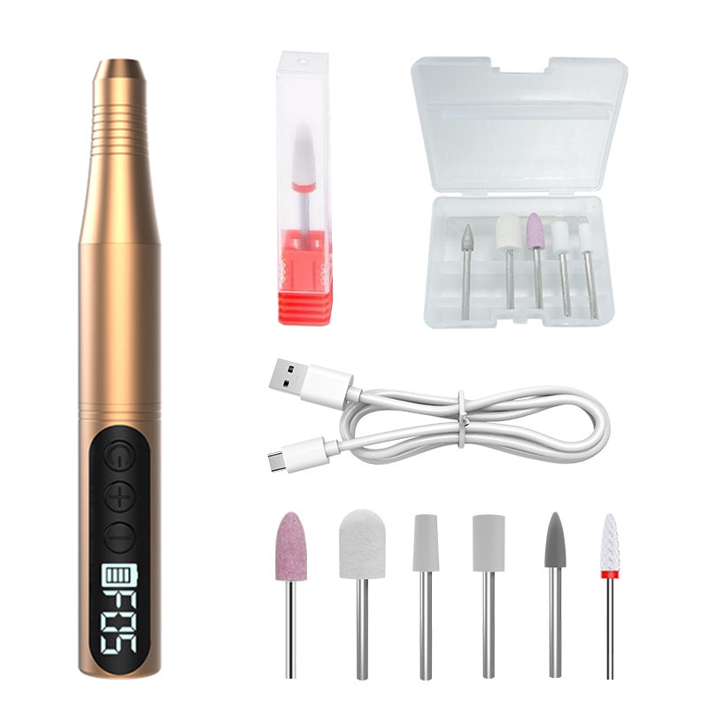 Electric Pen-Style Nail Polishing Machine