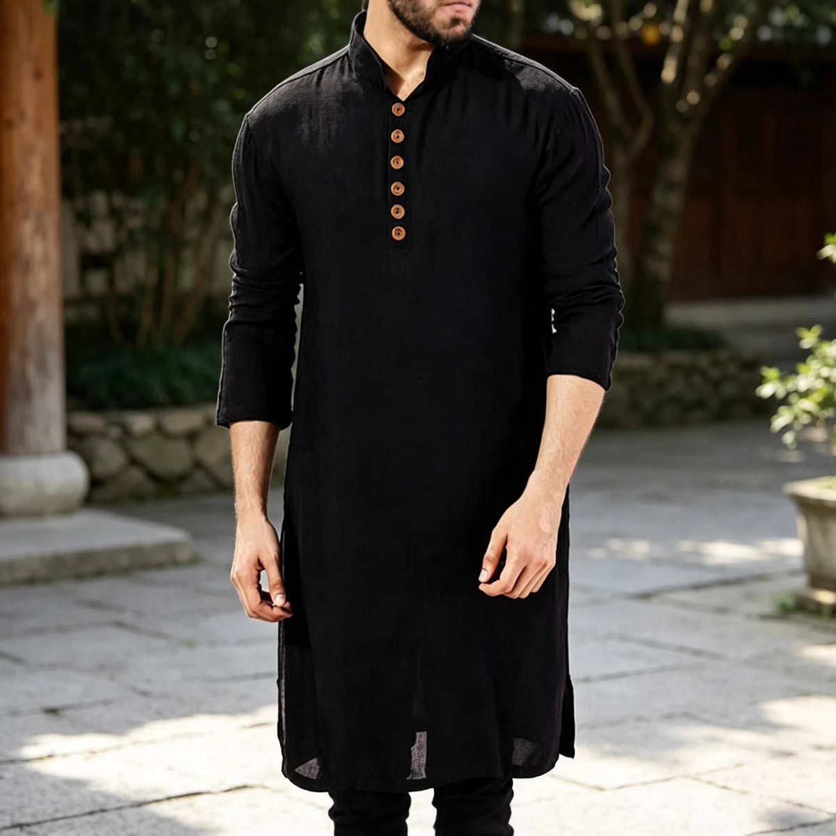 Mens Casual Long Sleeve Shirt