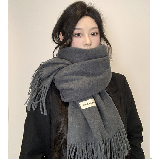Faux-Cashmere Winter Scarf & Shawl