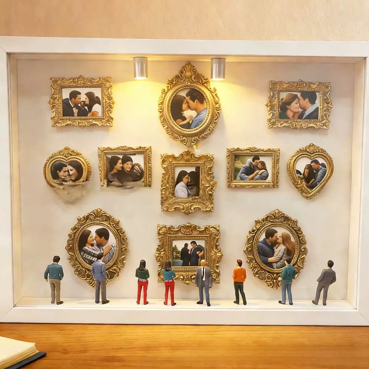 DIY Mini Museum Silhouette Display Box
