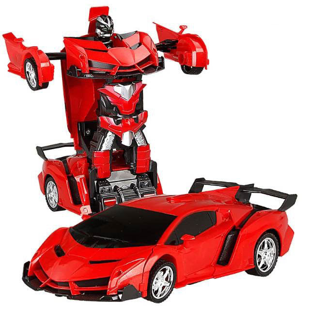 Remote Control Transforming Toy Car with LED Lights – view 5