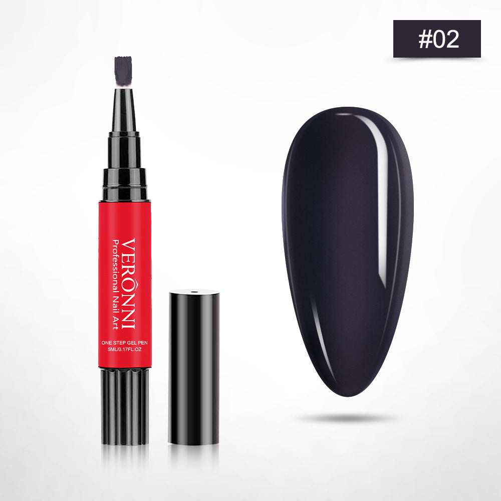 12-Color One-Step Nail Gel Pen