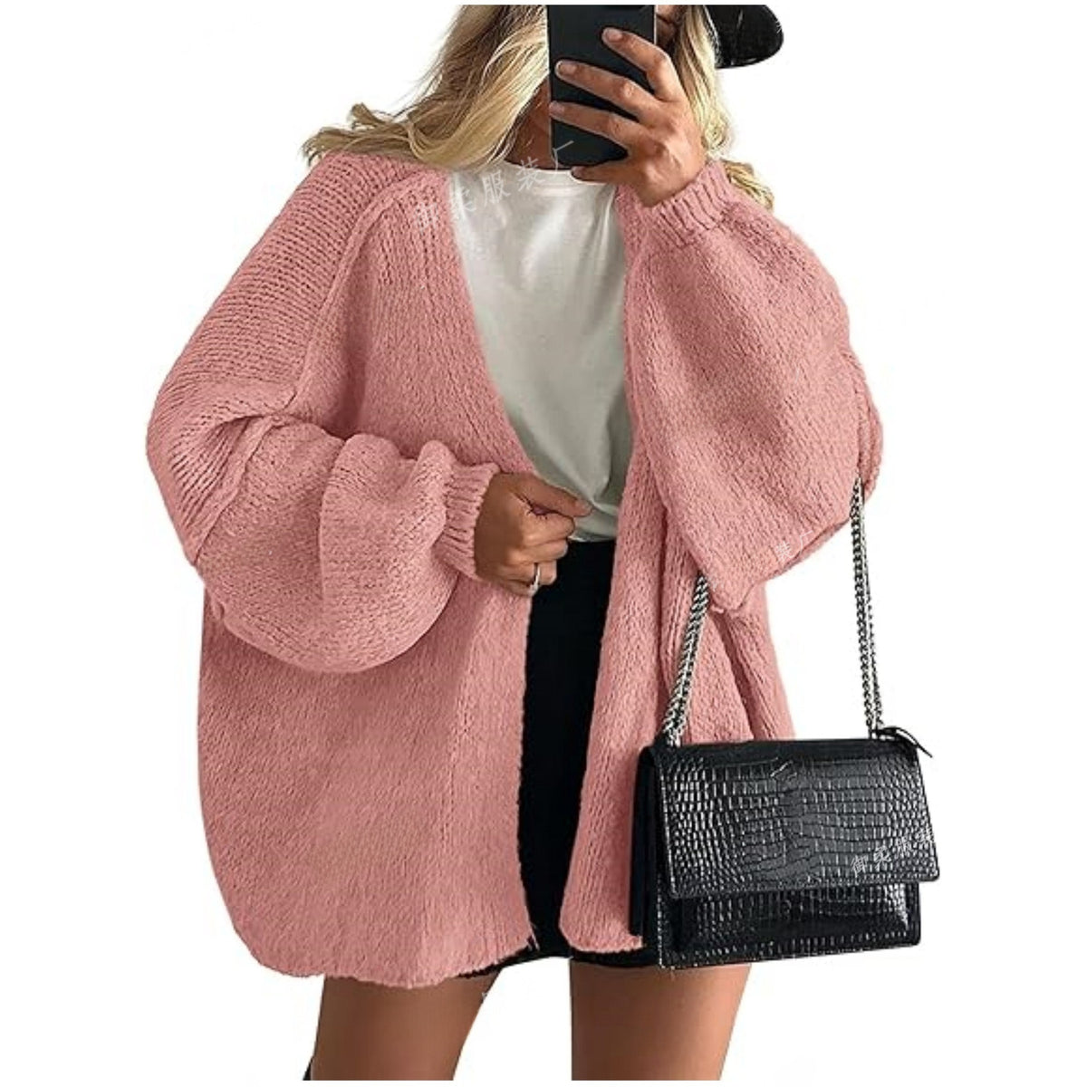 Women's Longline Knit Cardigan – S–5XL
