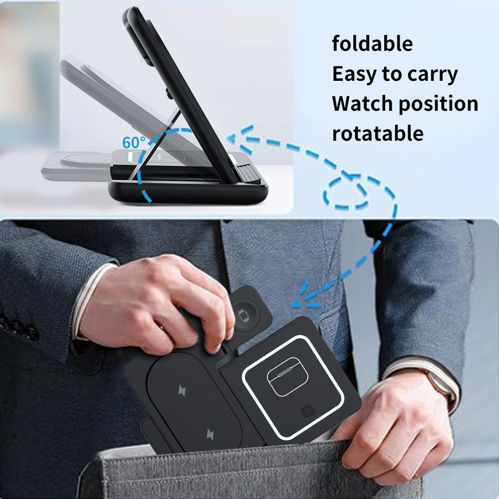 3-in-1 Foldable Wireless Charging Stand