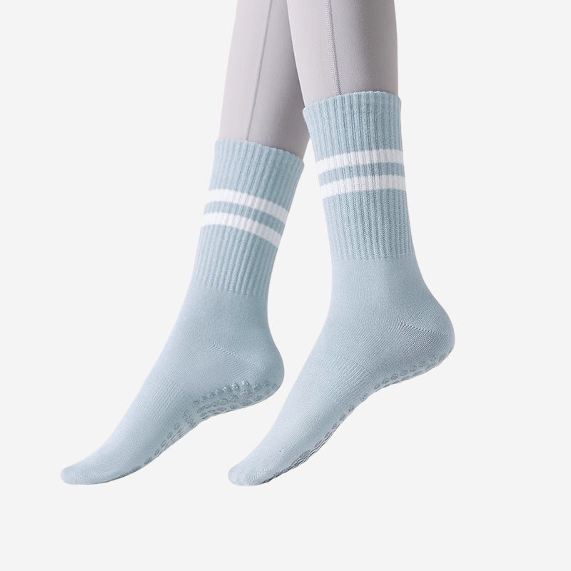 Women's Striped Non-Slip Yoga Socks