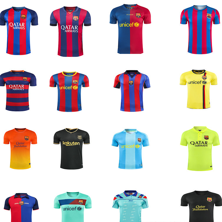 Barcelona Football Jersey Retro Player Edition