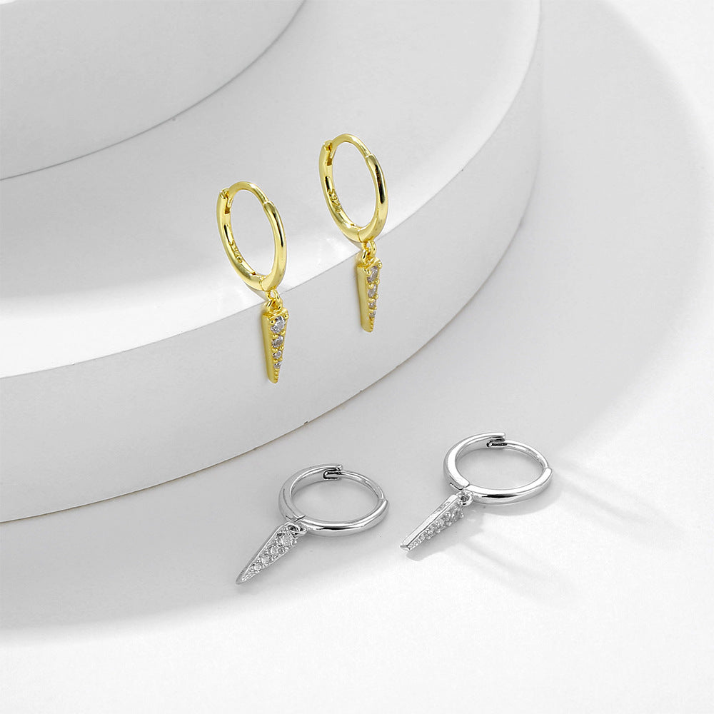Simple Geometric Stud Earrings