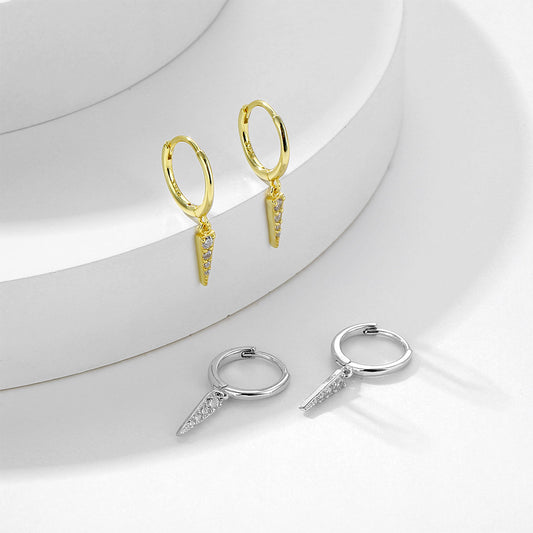 Simple Geometric Stud Earrings