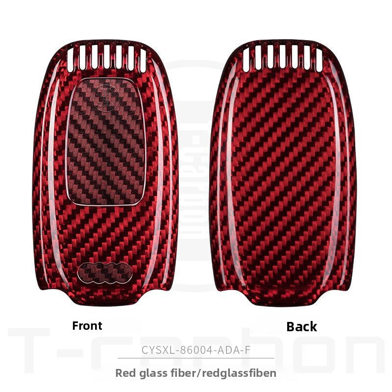 Audi Carbon Fiber Key Fob Protective Cover