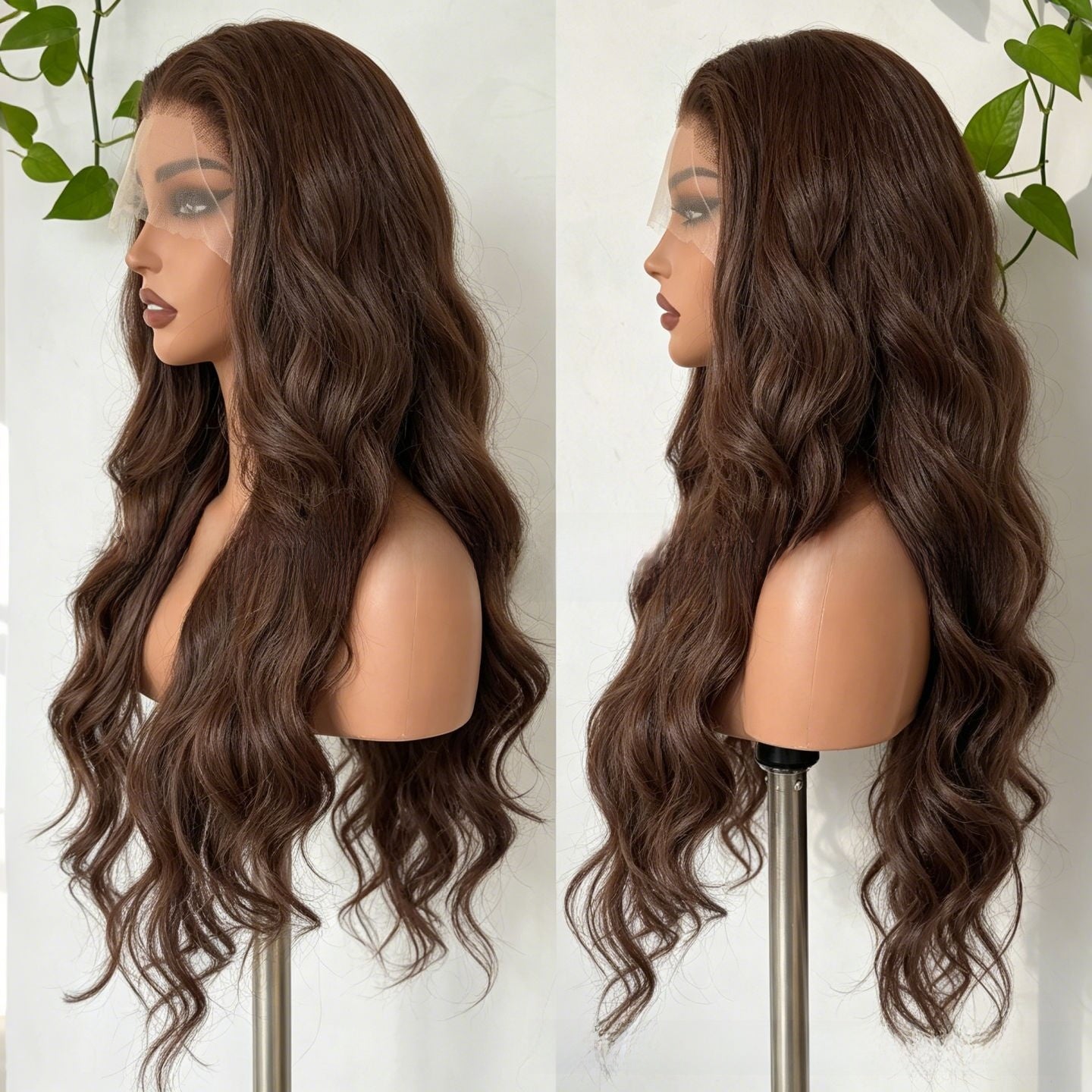 Lace front wig