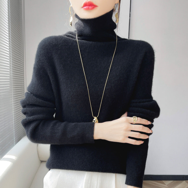 Women's Slim-Fit Soft Turtleneck Sweater