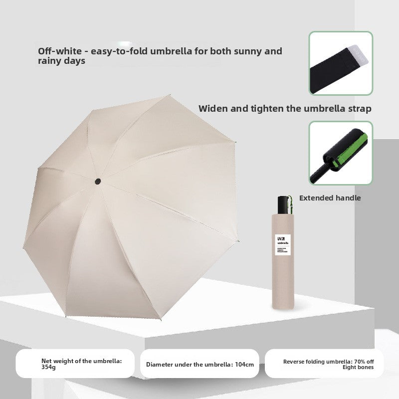 Reverse-Folding Compact UV Umbrella