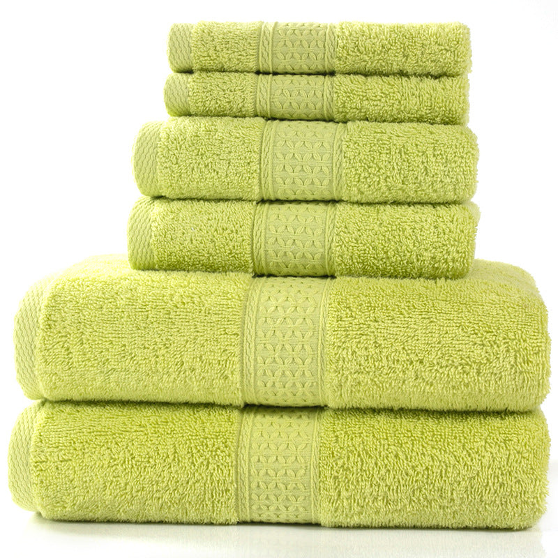 Cotton Bath Towel Set Absorbent Soft Combed