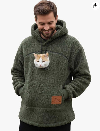Unisex Fleece-Lined Pullover Hoodie