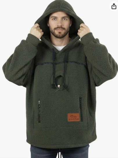 Unisex Fleece-Lined Pullover Hoodie