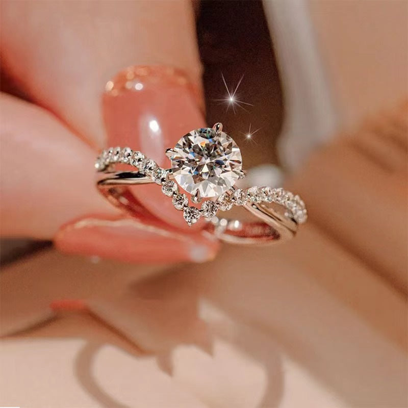 Silver Zircon Ring