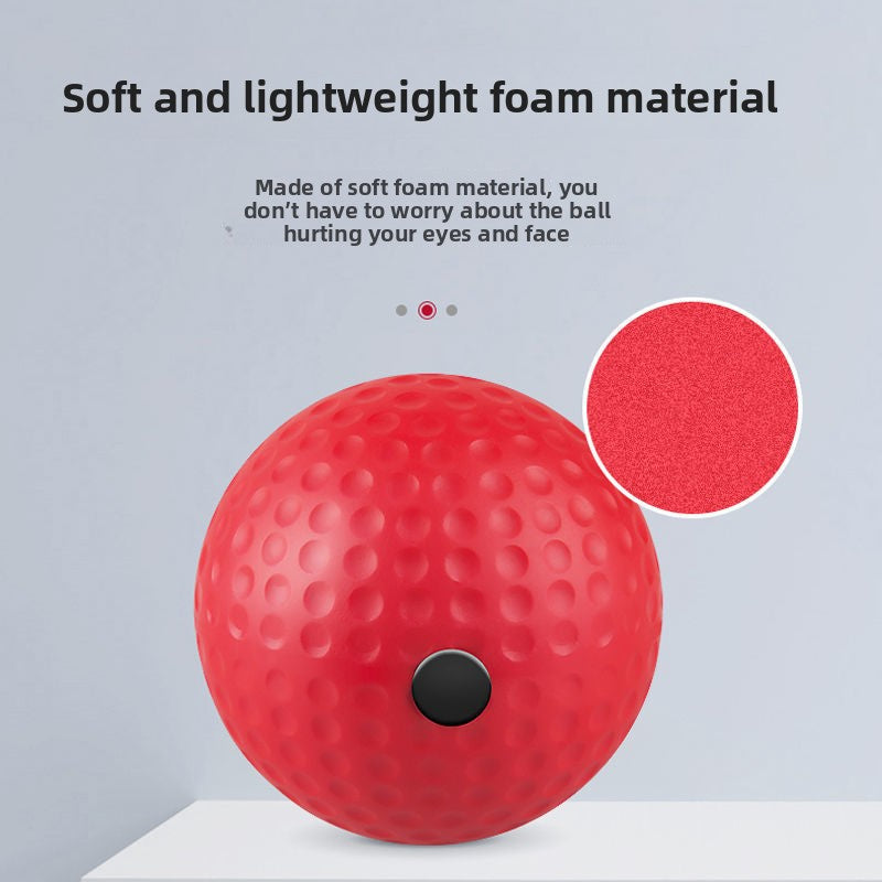 Head-Mounted Boxing Reaction Speed Training Ball