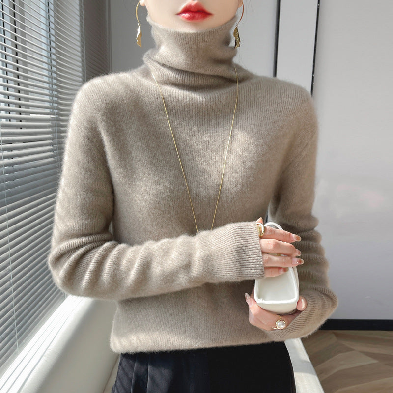 Women's Slim-Fit Soft Turtleneck Sweater