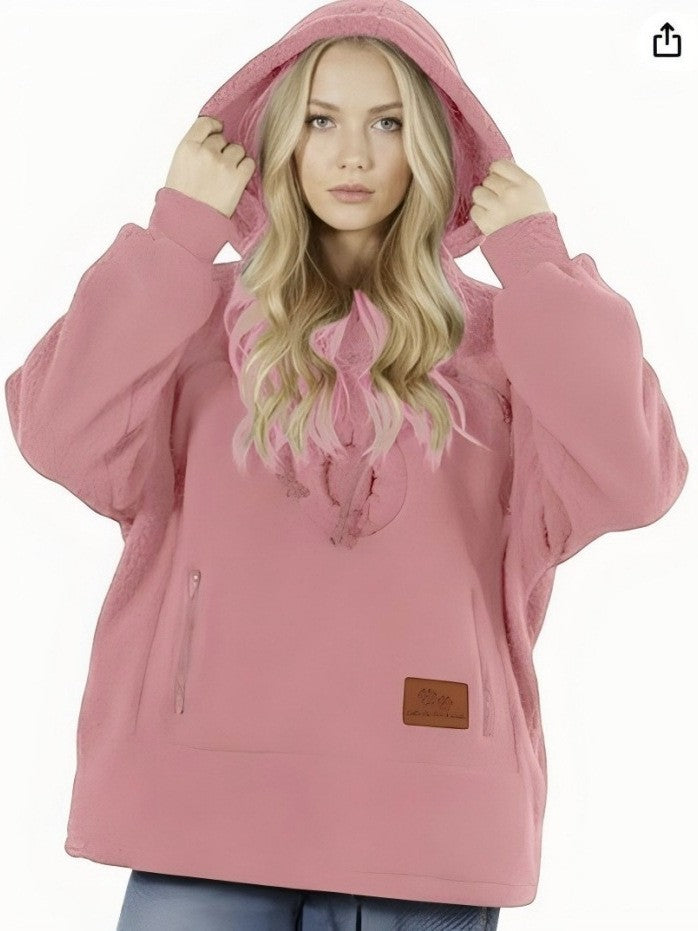 Unisex Fleece-Lined Pullover Hoodie