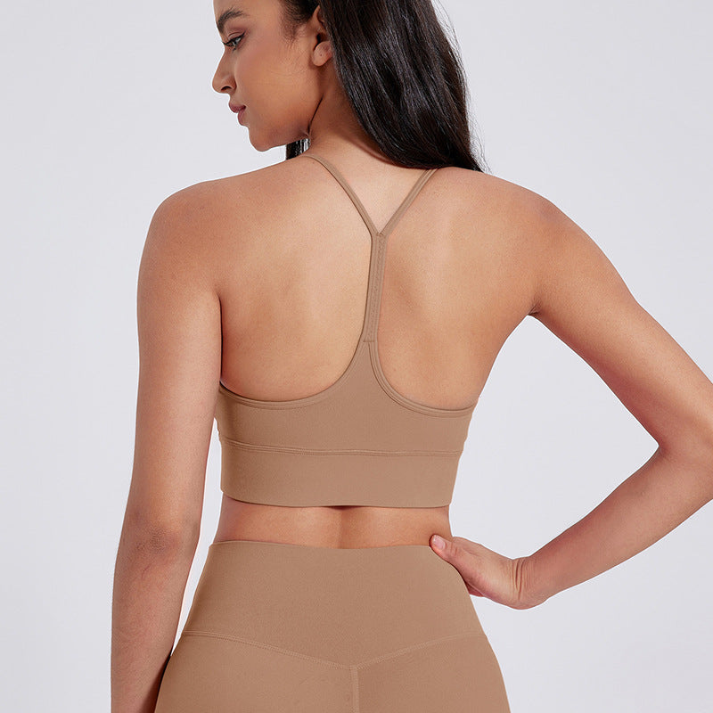 Seamless Y-Back Sports Bra