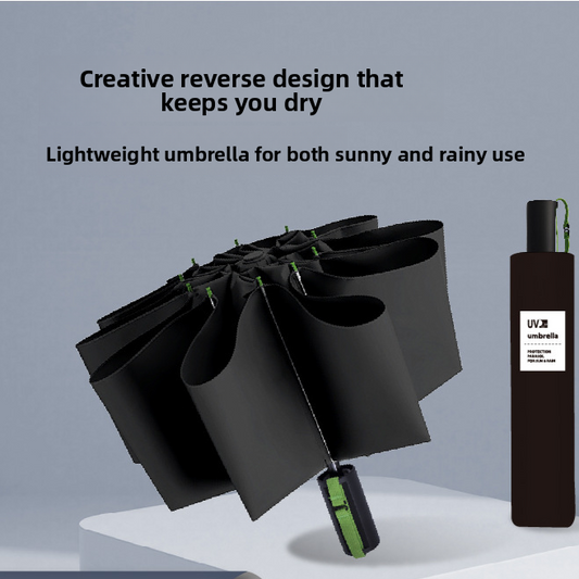 Reverse-Folding Compact UV Umbrella
