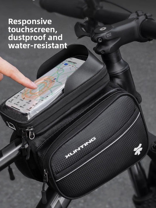 Waterproof Bicycle Handlebar Phone Bag – 2.5L
