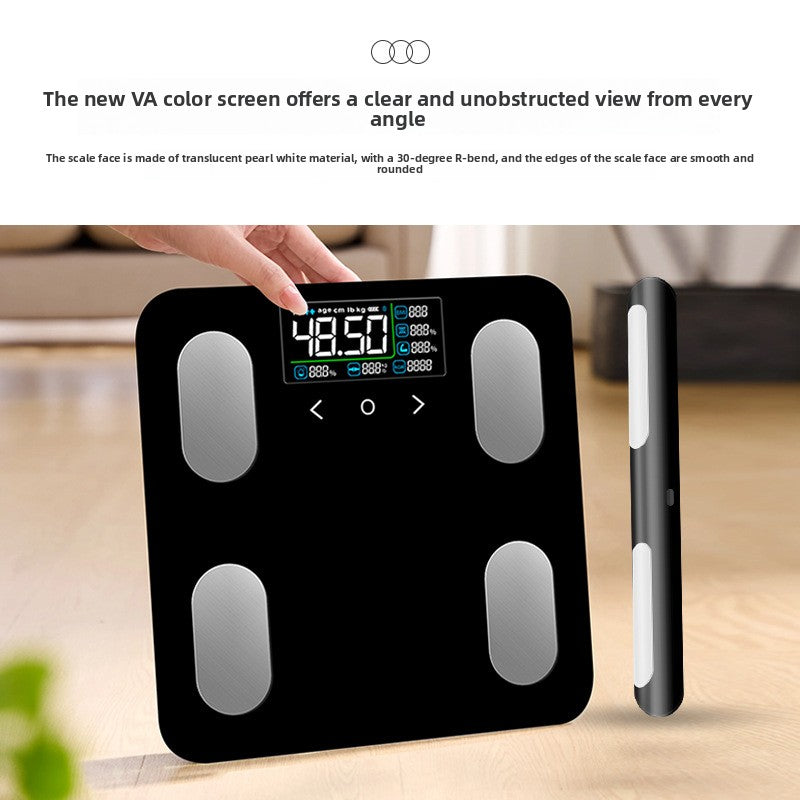 8-Electrode Smart Body-Fat Scale