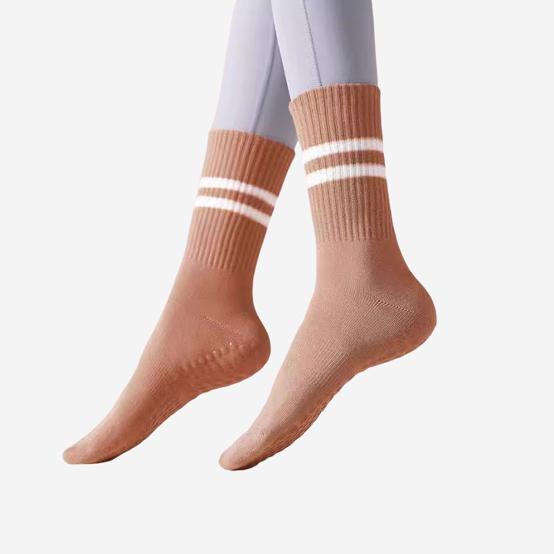 Women's Striped Non-Slip Yoga Socks