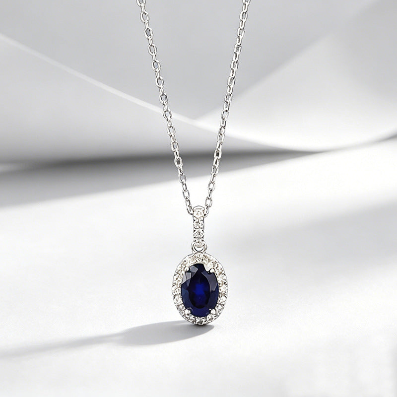 Oval Pendant Necklace