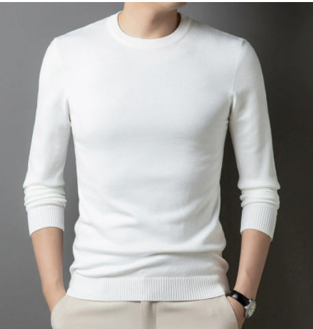 Men's Long-Sleeve Knit Sweater