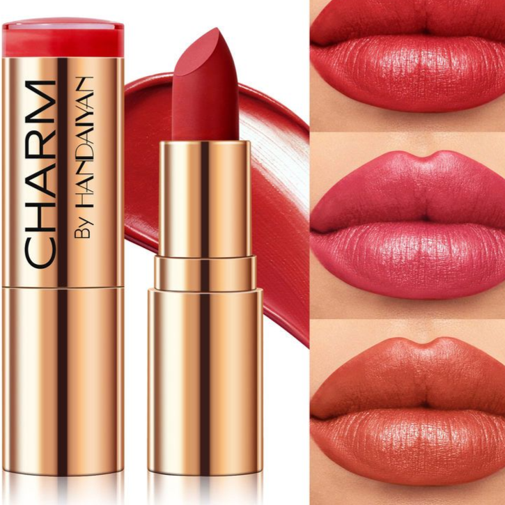 Moisturizing Gold-Tube Lipstick – 8 Shades