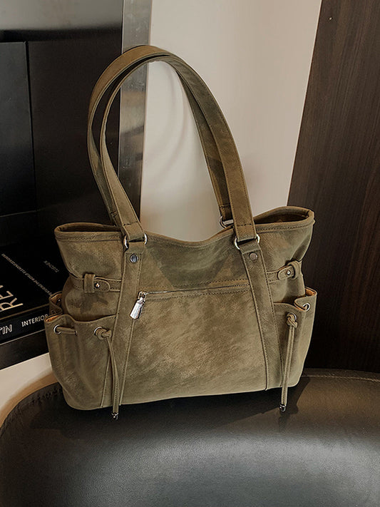 Vintage Motorcycle Messenger Tote Bag