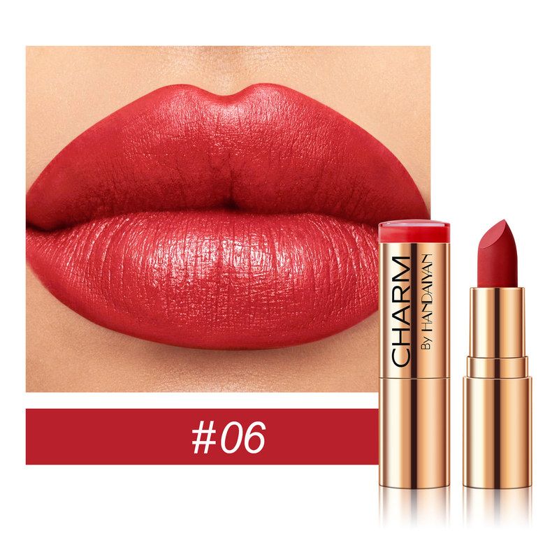 Moisturizing Gold-Tube Lipstick – 8 Shades