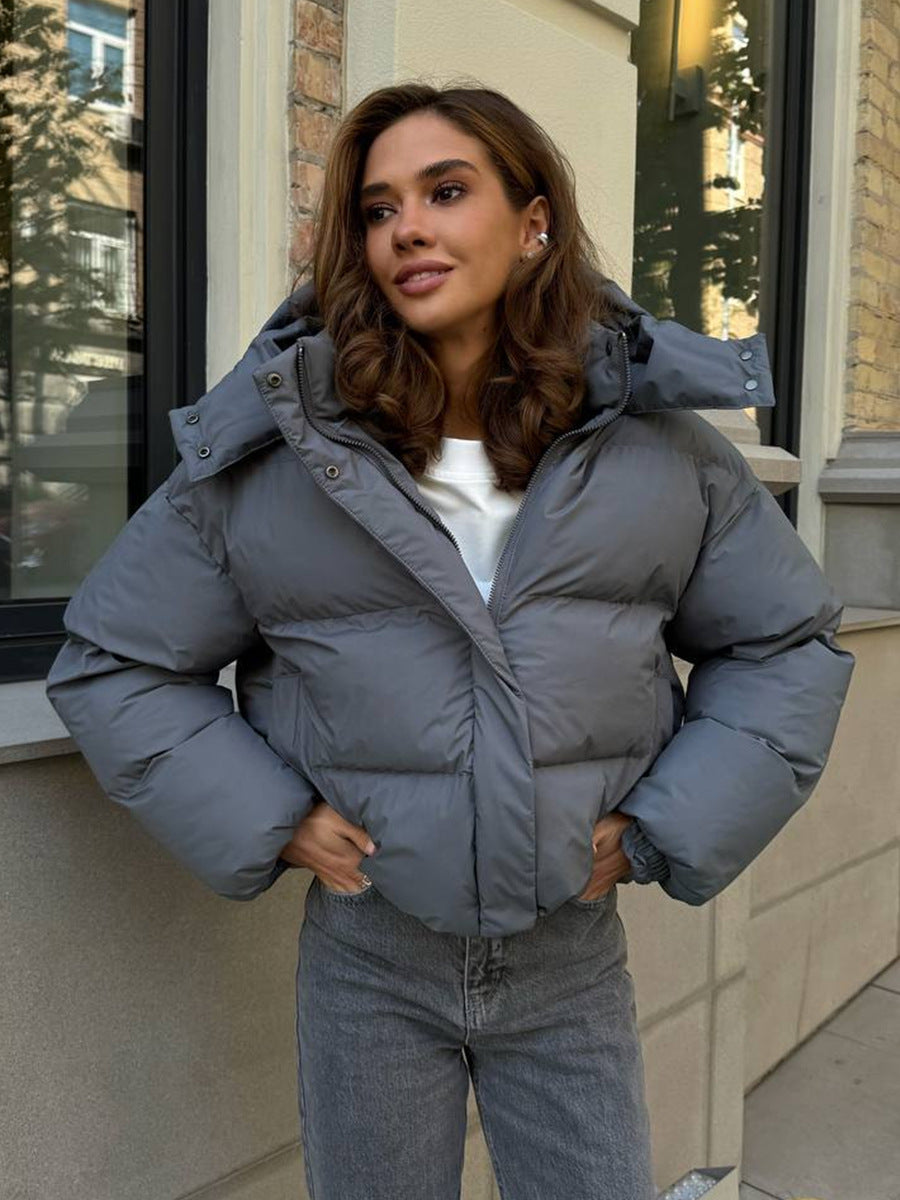 Women's Hooded Padded Jacket