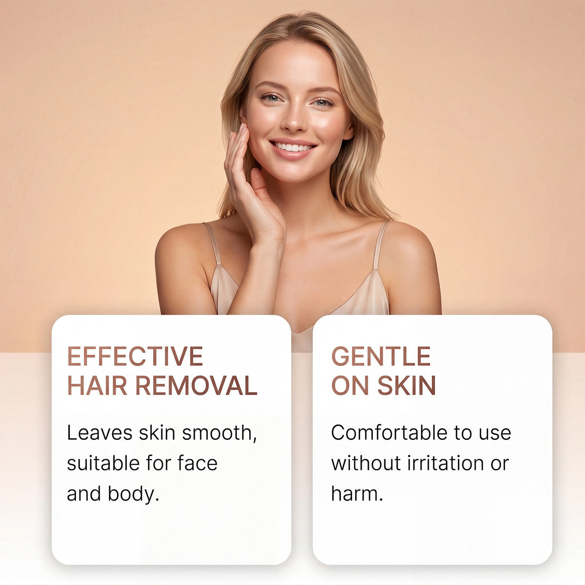 Portable Electric Hair Removal Device with Red Light