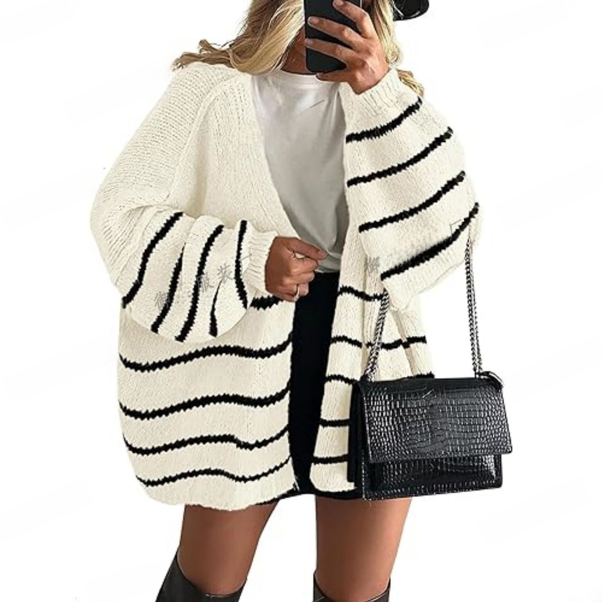 Women's Longline Knit Cardigan – S–5XL