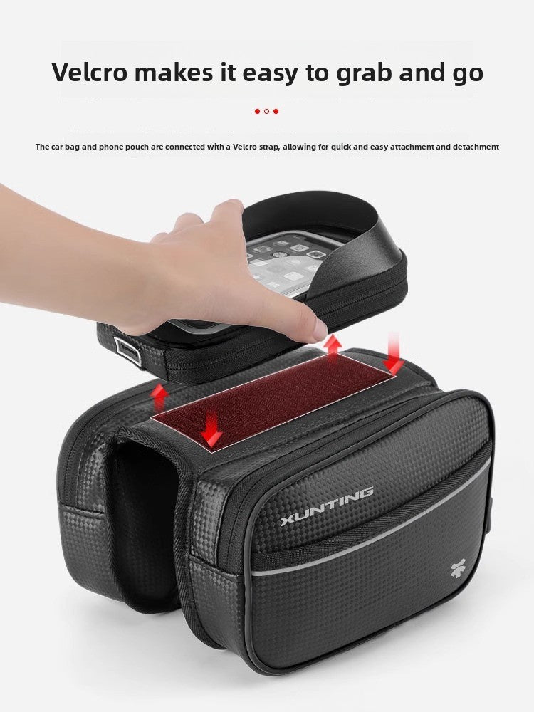 Waterproof Bicycle Handlebar Phone Bag – 2.5L
