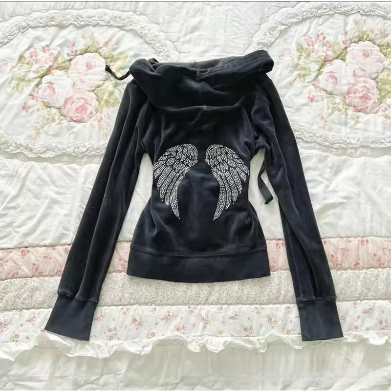 Women's Rhinestone-Detail Sweatshirt