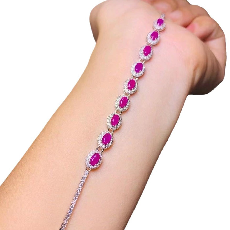 Silver Gem Bracelet – Design 80
