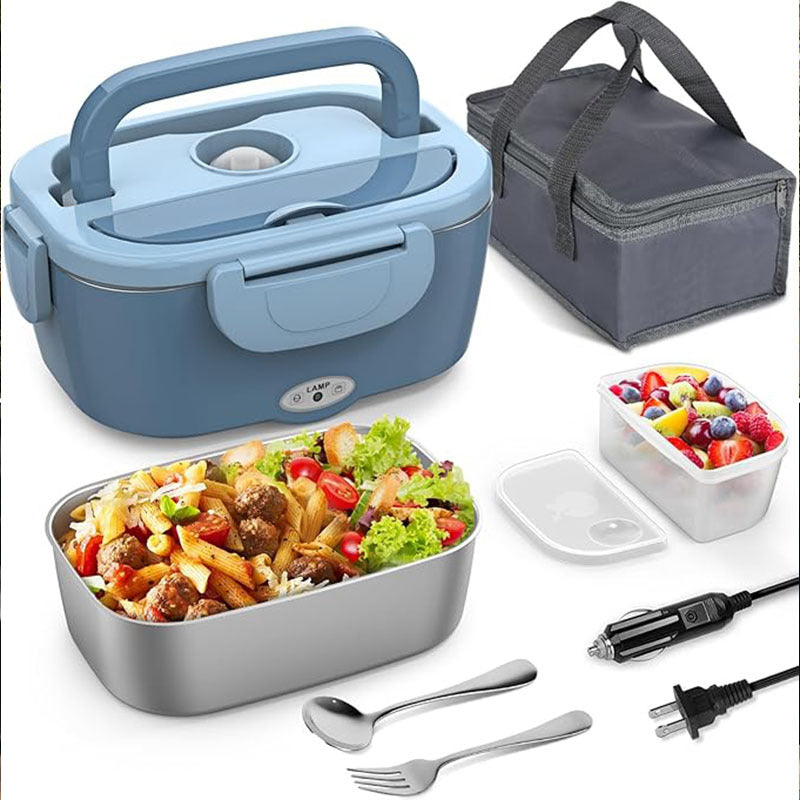 Car Portable Heating Lunch Box with Removable Stainless Steel Container