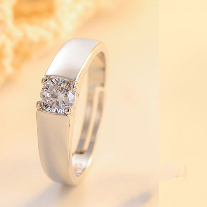 Silver Zircon Ring