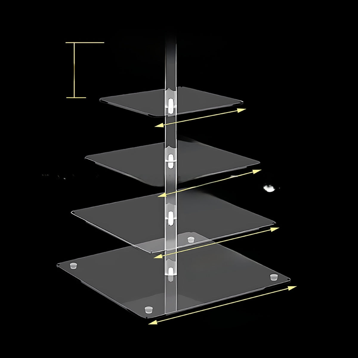 Clear Acrylic Cake Display Stand